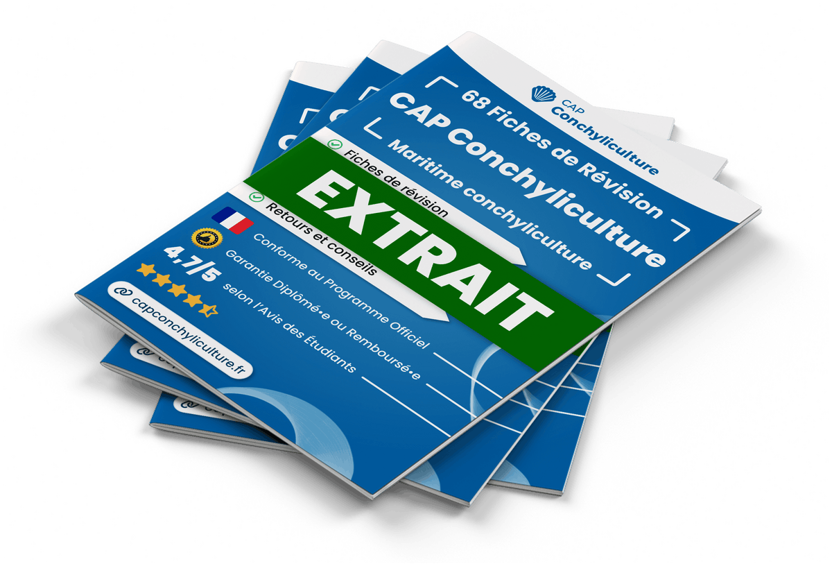 Extrait Fiches Révision gratuites CAP Conchyliculture